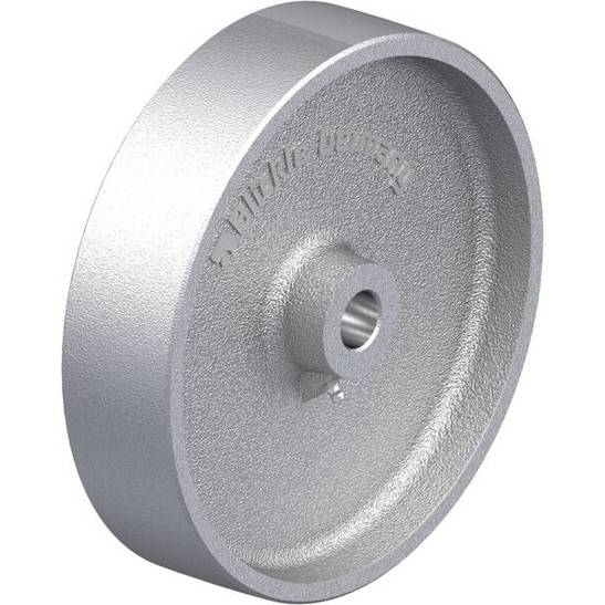 Blickle 7641 Schwerlast-Rad G 250/25G – 250 mm Durchmesser, max. Tragfähigkeit 1400 kg, 1 Stück – Gusseisenrad
