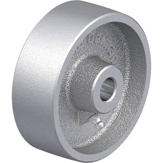 Blickle Schwerlast-Rad G 100/15G - Gusseisenrad, 100 mm Durchmesser, max. Tragfähigkeit 400 kg, 1 Stück
