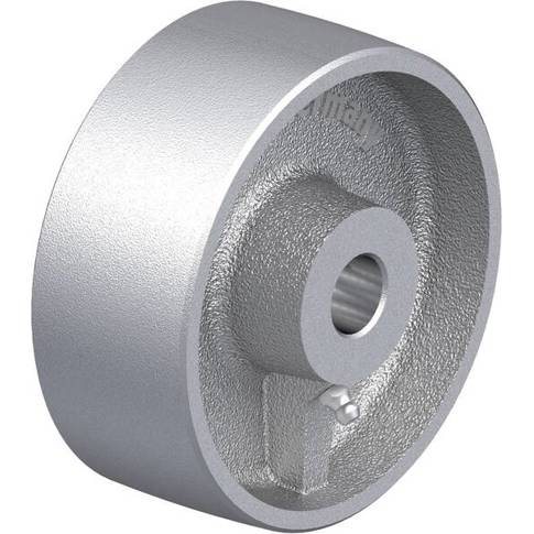 Blickle 599944 G Schwerlast-Rad - 125 mm Durchmesser, 750 kg Tragfähigkeit, 1 Stück - Gusseisenrad